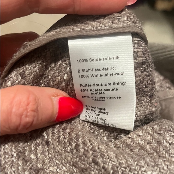 Designer silk/wool blazer - Picture 7 of 11